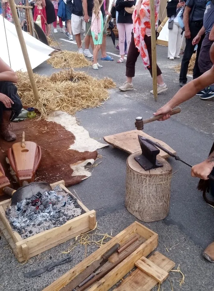 Marché médiéval pendant les Fêtes Guillaume